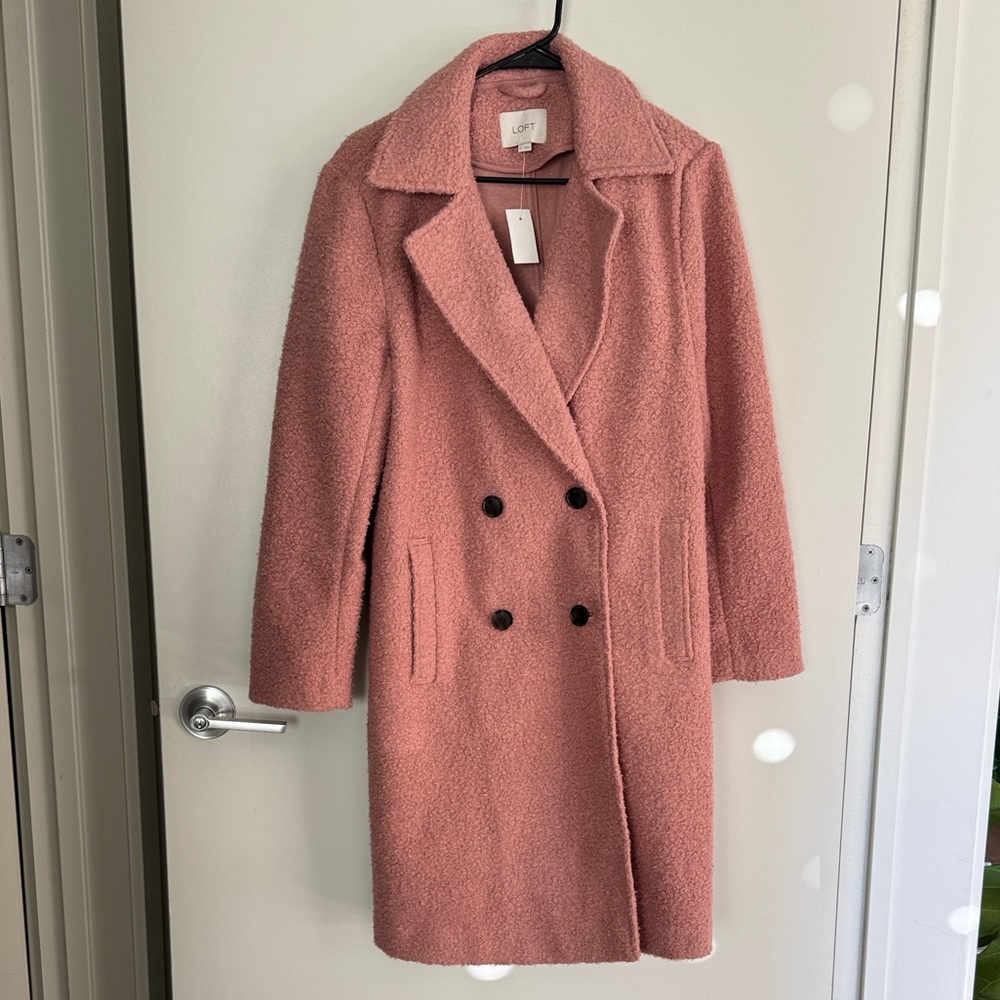 LOFT Textured Boucle Coat